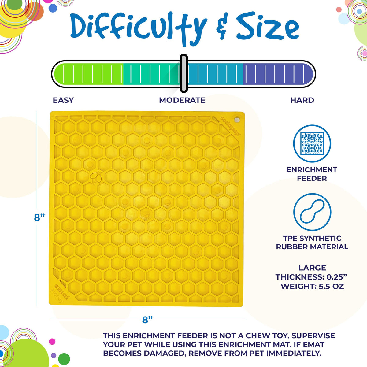 SodaPup Honeycomb Enrichment Lick Mat