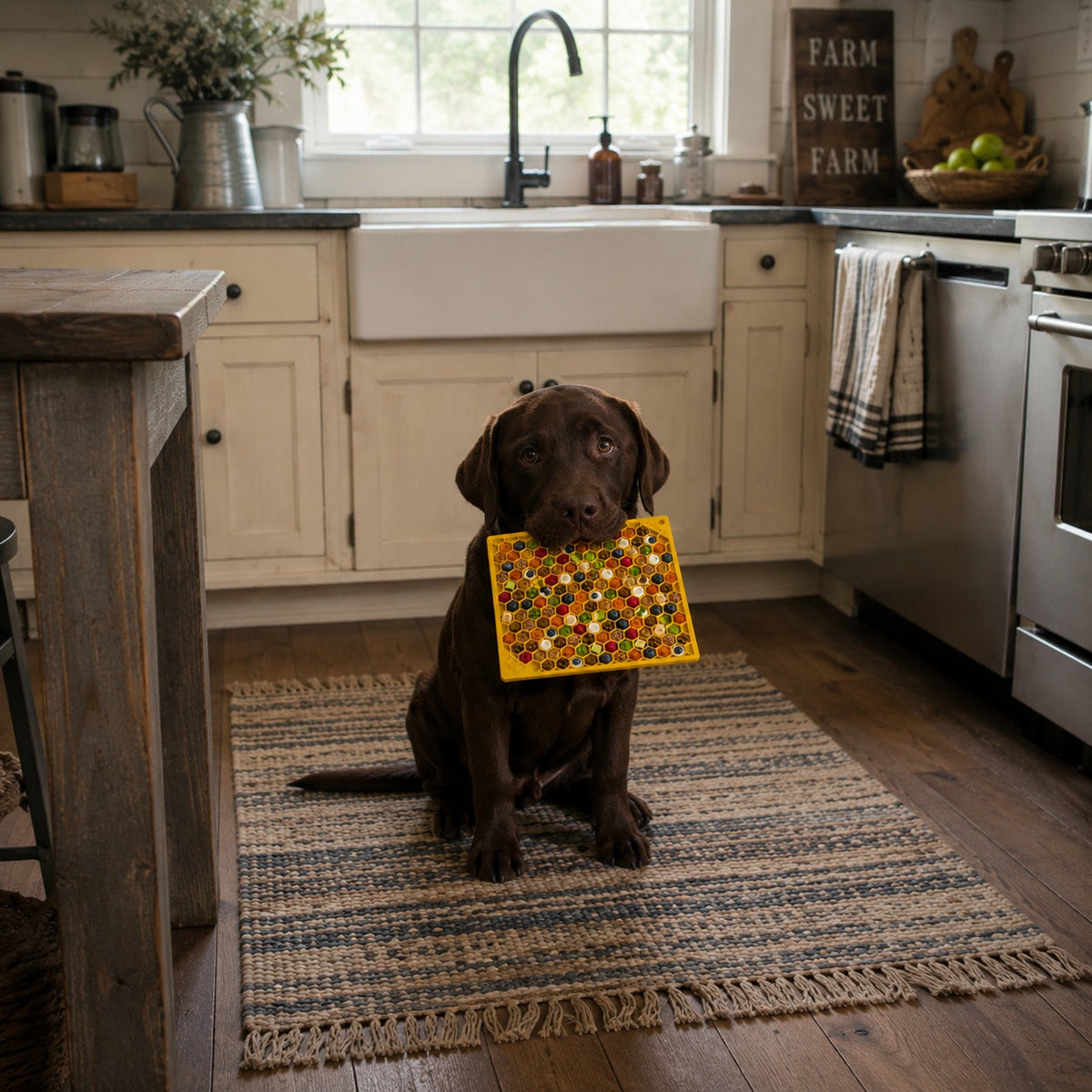 SodaPup Honeycomb Enrichment Lick Mat
