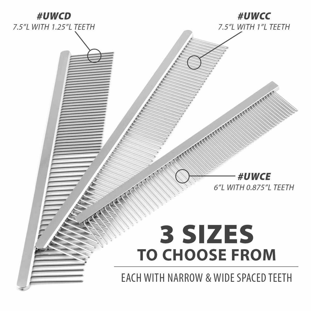 Jeffers Flat Back Grooming Comb