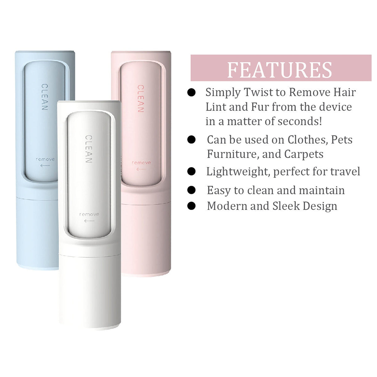 Pet Life Orotund Pet Hair & Lint Remover