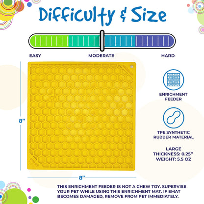 SodaPup Honeycomb Enrichment Lick Mat
