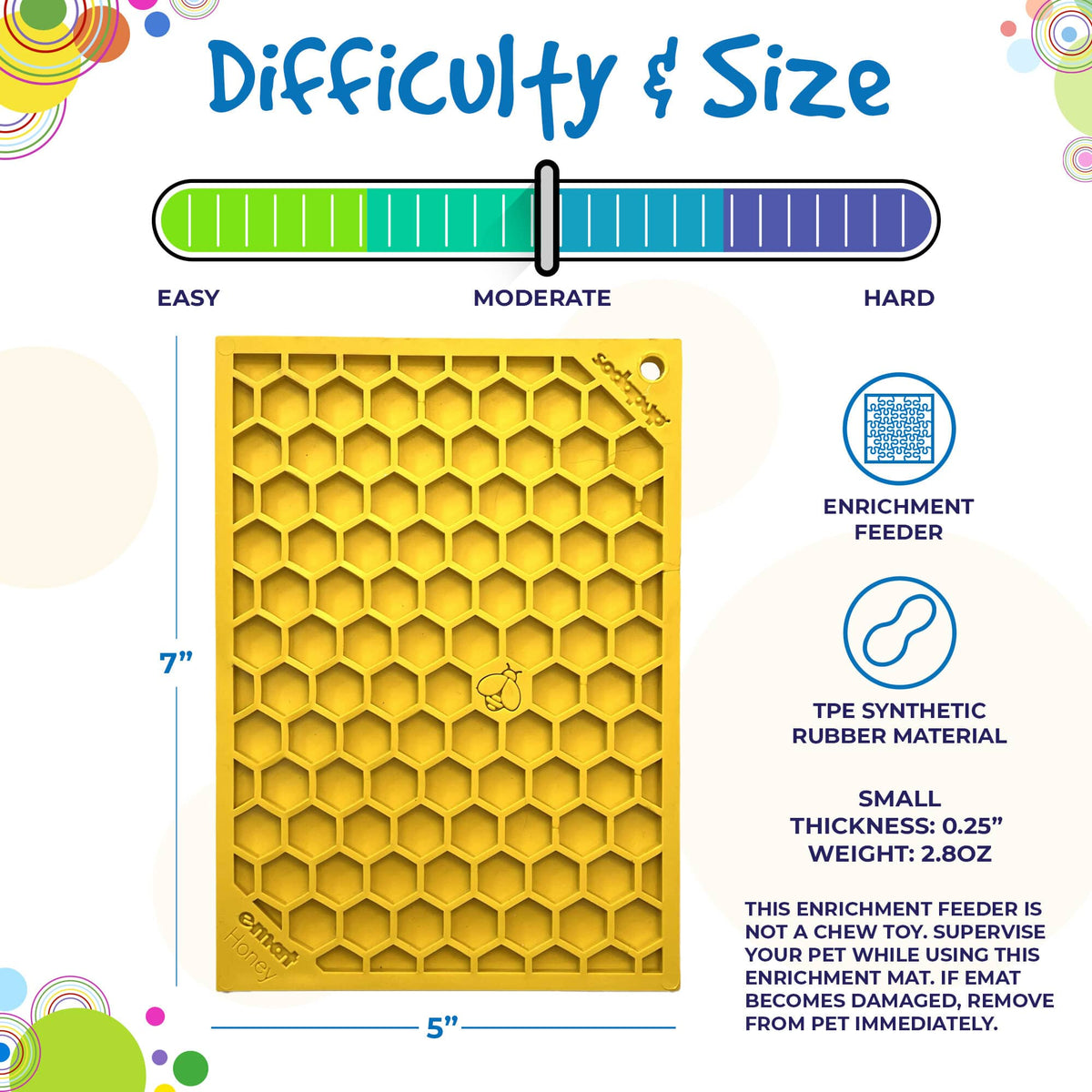 SodaPup Honeycomb Enrichment Lick Mat