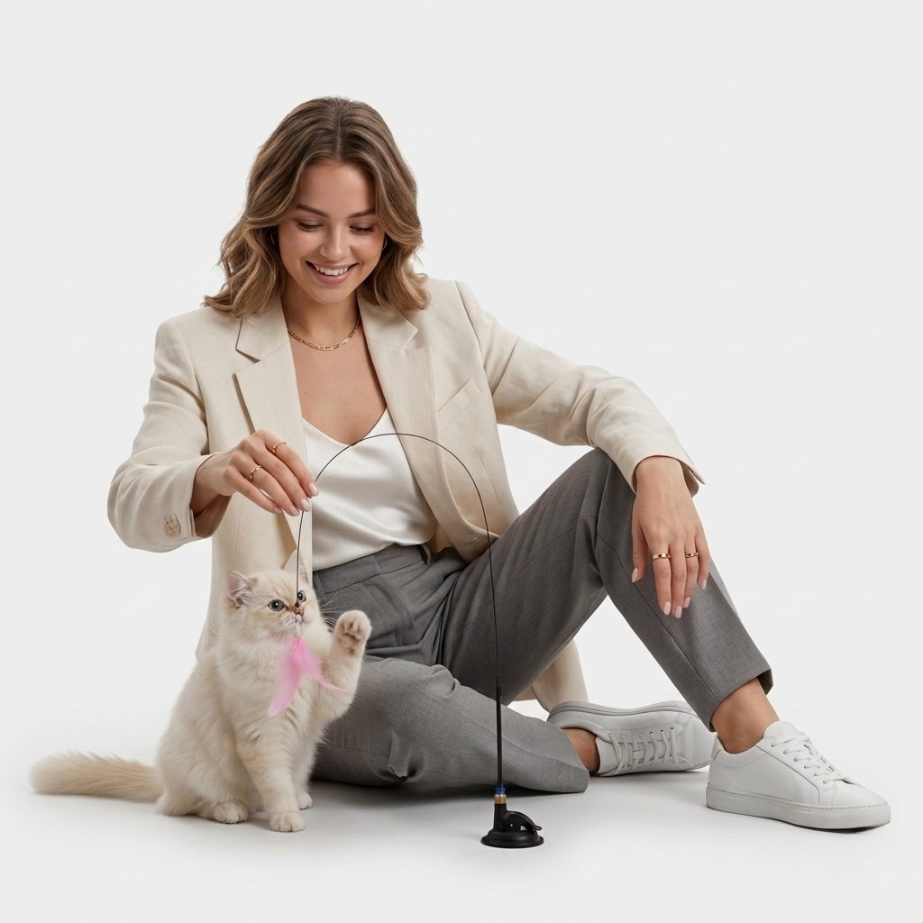 Midfox Feather Wand Cat Toy