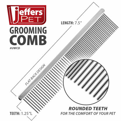 Jeffers Flat Back Grooming Comb