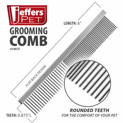 Jeffers Flat Back Grooming Comb
